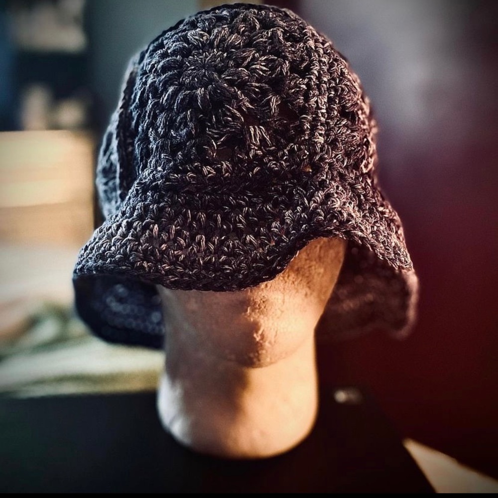 Handmade crochet bucket hat